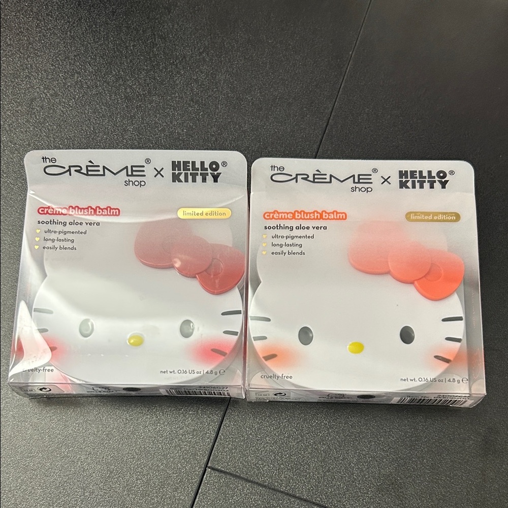Hello Kitty x The Crème Shop Blush Balm Limited Edition set of 2